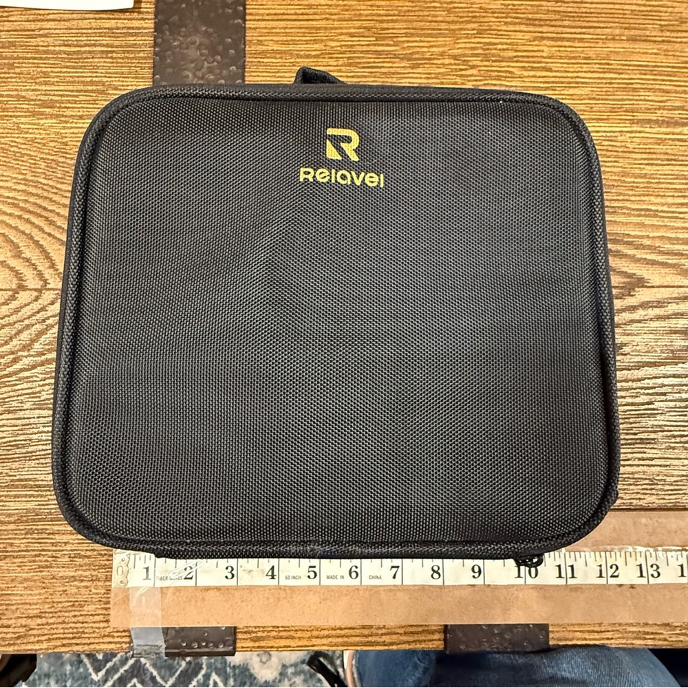 Relavel Black Cosmetic Bag